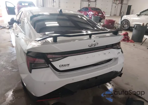 2022 Hyundai Elantra N из США, поврежденный, VIN KMHLW4AK8NU007924